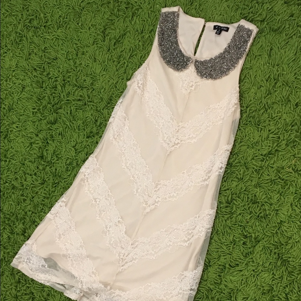 Beaded Lace Gatsby Dress
